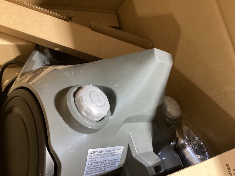 Condition photo showing As Is for Eureka WhirlWind Bagless Canister 2.5L Vacuum Cleaner, Lightweight Vac for Carpets and Hard Floors, NEN110A, Blue