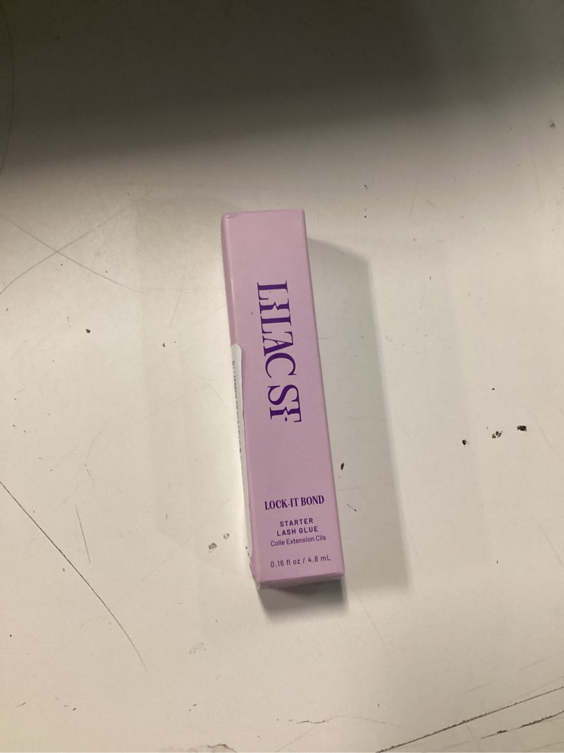 Condition photo showing As Is for Lilac St - Lock-It-Bond (Clear) - Beginner Lash Cluster Glue - Brush Tip Applicator - Strong Hold & Easy Removal - Waterproof - Sensitive Eyes Safe - Cruelty Free, Vegan, Women Founded - 0.16 fl oz Lock-It Bond Clear