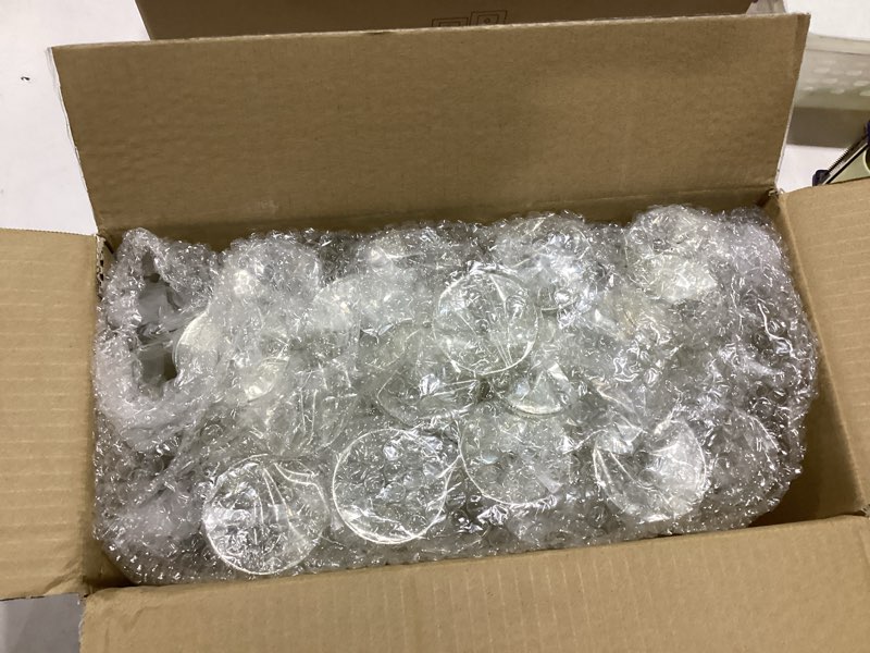 Condition photo showing Good Condition for wdf 36-pack plastic champagne flutes - gold glitter champagne glasses disposable - perfect for wedding birthday bridal shower baby shower wedding spring gold 36