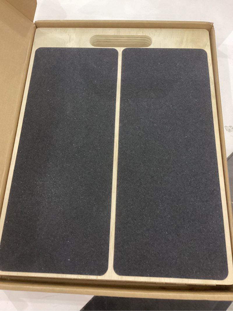 Portable Wooden Slant Board for Calf Stretching Squats Calf Stretcher Pilates Physical Therapy Equip