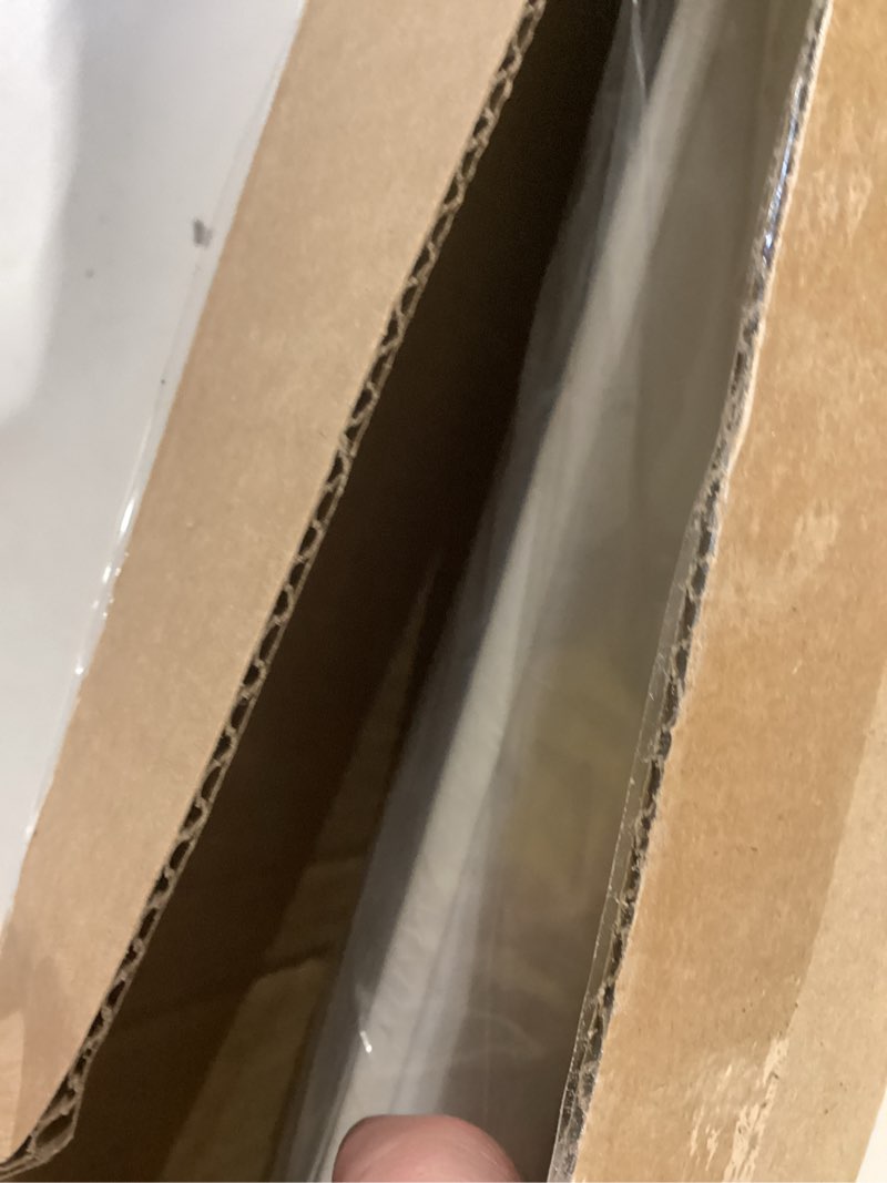 Condition photo showing Good Condition for LazBlinds No Tools No Drill Cordless Cellular Shades, Blackout Light Blocking Honeycomb Shades for Home, Thermal Insulation Blinds for Windows, 31" W x 48" H, White Blackout-white 31" W x 48" H