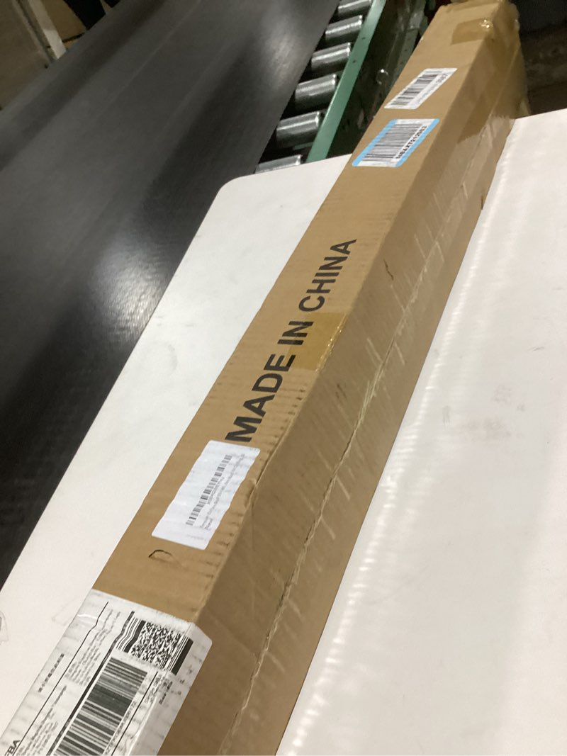 ZYKORT Tension Curtain Rod No Drilling 51-148In, Heavy Duty Extra Long Outdoor Curtain Rod for Patio