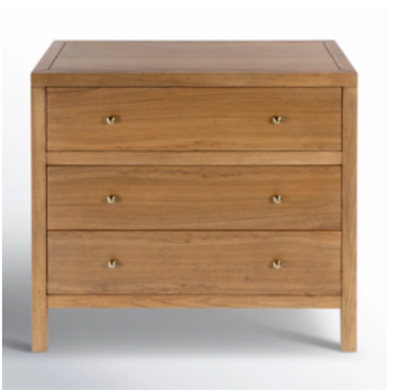 celine 34" 3-drawer dresser