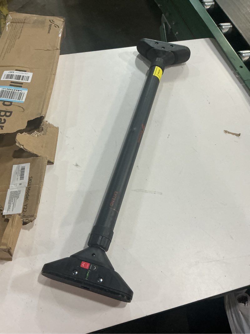Condition photo showing Good Condition for Sportneer Pull Up Bar: Strength Training Chin up Bar No Screws - Adjustable 29.5''-37''(75-94cm) Width Locking Mechanism Pull up Bar for Doorway - Max Load 440lbs for Home Gym Upper Body Workout, Non-slip