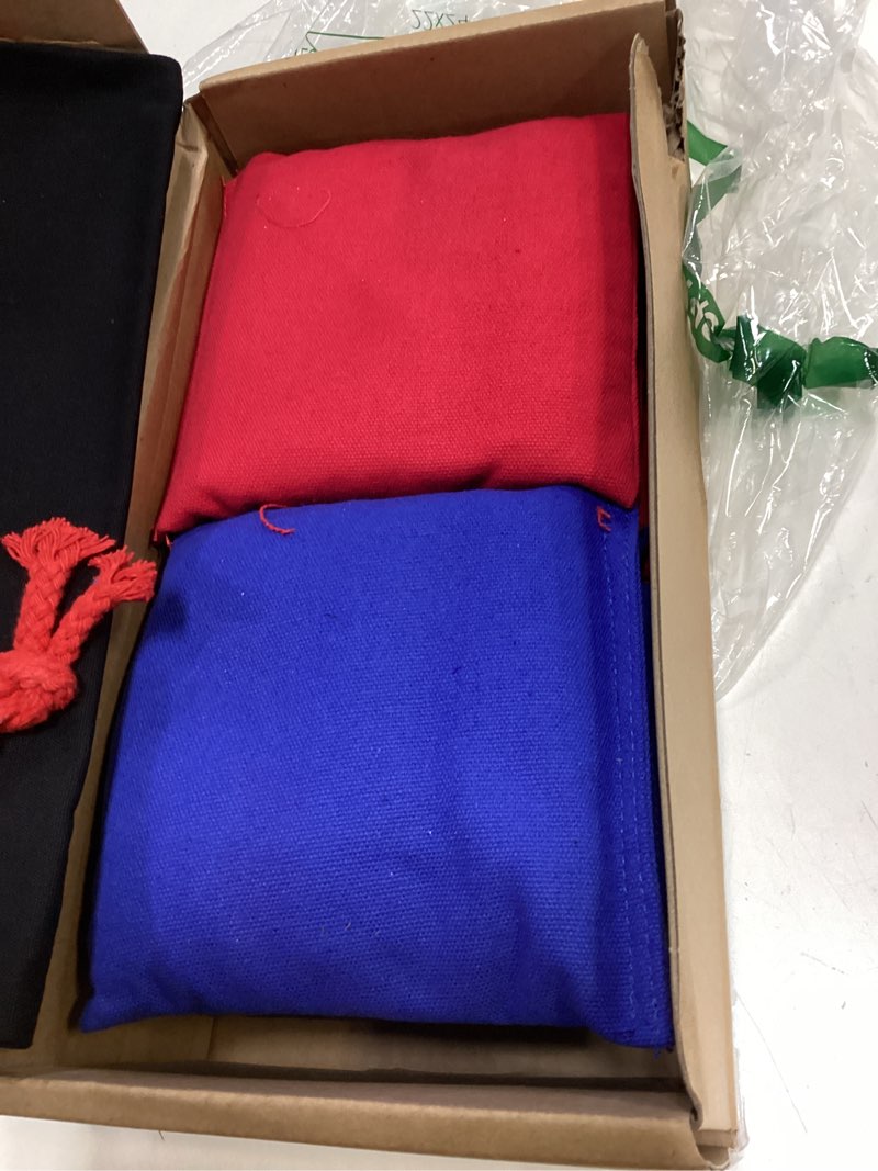 Condition photo showing Good Condition for gosports official regulation cornhole bean bags set of 8 – for competitive cornhole games - all weather - american stars and stripes or red and blue