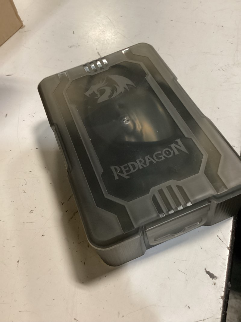 Condition photo showing New/Like New for redragon m908 impact rgb led mmo gaming mouse with 12 side buttons, optical wired ergonomic mouse with max 12,400dpi, high precision, 18 programmable macro shortcuts, comfort grip