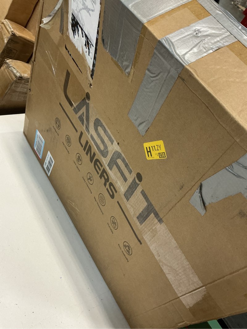 Condition photo showing Good Condition for lasfit floor mats for nissan frontier 2022-2026 crew cab (not fit king cab), all weather tpe custom fit easy clean durable no-curling floor liners for frontier 1st & 2nd row car mats, black 1)for nissan frontier | 2022-2026 | crew cab