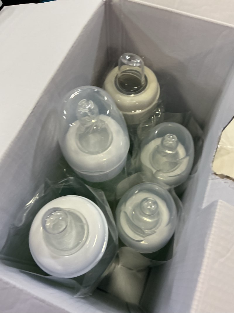 Condition photo showing New/Like New for dr. brown's natural flow anti-colic options+ first year baby bottle gift set, gray, bpa free, 0m+
