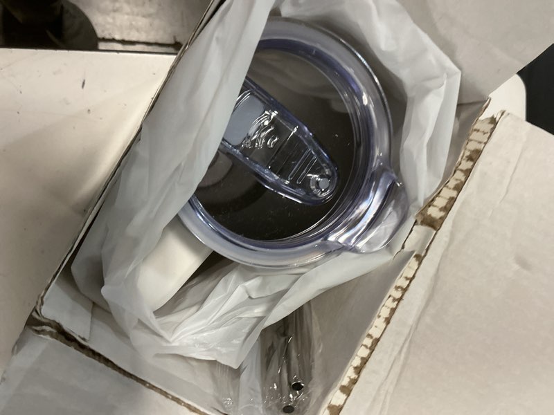 Condition photo showing New/Like New for 70th Birthday Cups with Handle & Straw, 40 Oz Stainless Steel 70th Birthday Mug Mothers Day Gifts fo