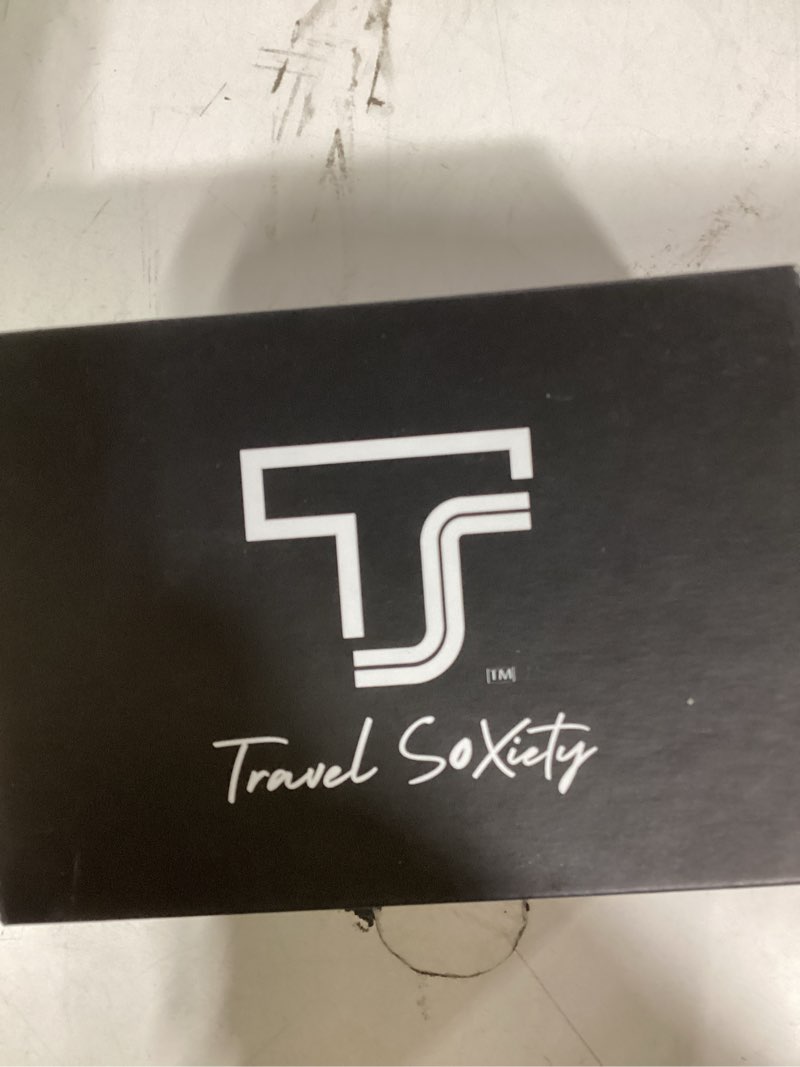 Condition photo showing New/Like New for Trolley Strap Carryon Luggage Strap Over Suitcase Handle for Attaching Carryon Bag Travel Accessories TSA Approved Carry-On Add a Bag Belt Sleeve for A Tote Backpack Purse (Black on Black)