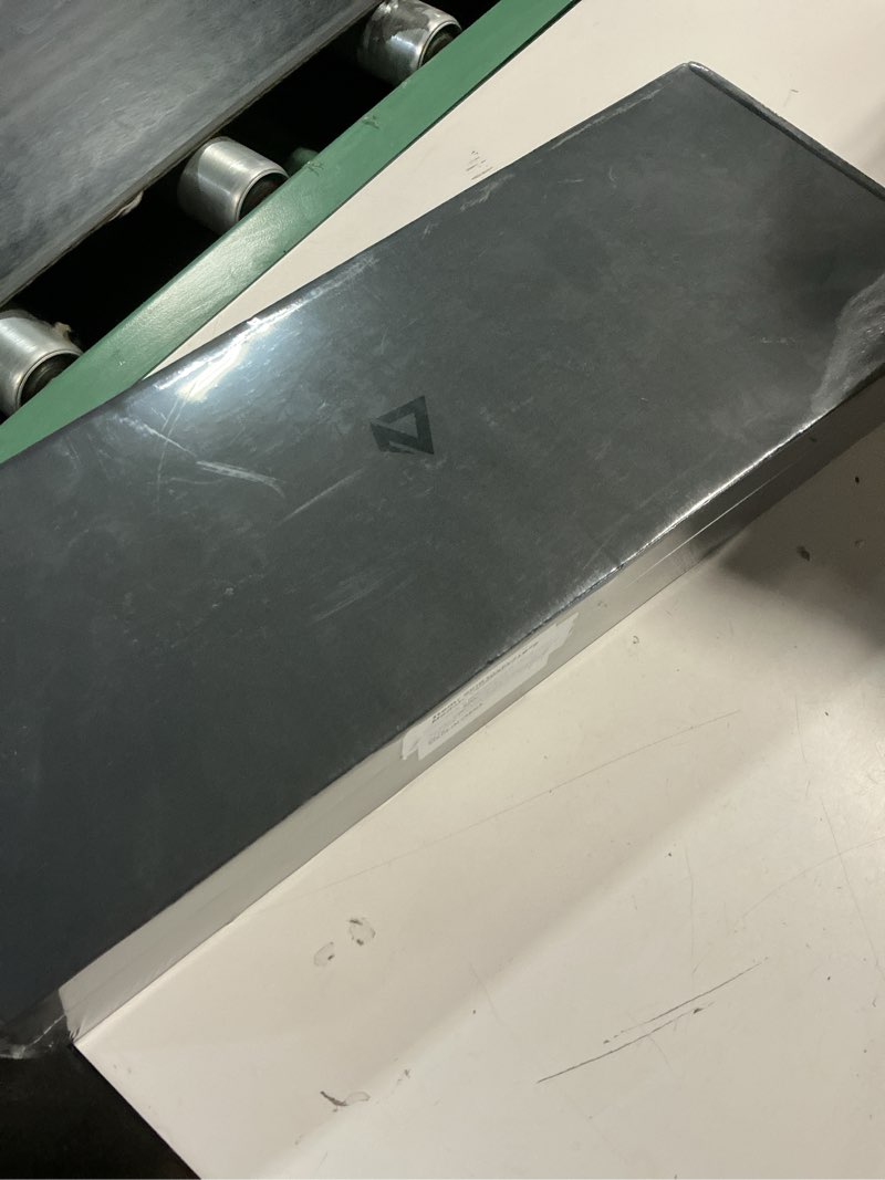 Condition photo showing New/Like New for aukey mechanical gaming keyboard with customizable rgb backlight, tactile & clicky blue switches, 104-key anti-ghosting wired keyboard with surround lighting, steel body for pc and laptop km-g12