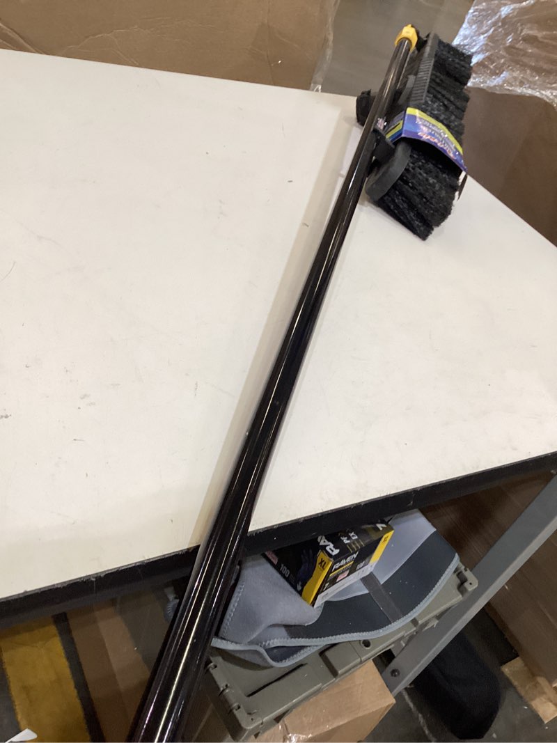 Condition photo showing As Is for quickie bulldozer polypropylene 24 in. smooth surface push broom