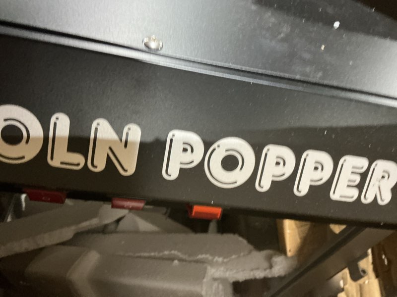 Condition photo showing As Is for Lincoln Popcorn Machine - 8oz Popper with Stainless-Steel Kettle, Reject Kernel Tray, Warming Light and Accessories by Great Northern Popcorn (Black)