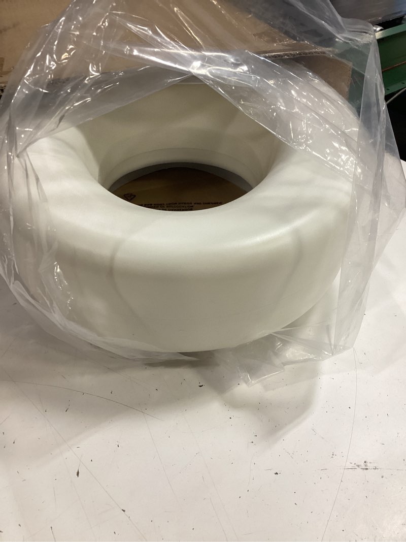 Condition photo showing Good Condition for healthsmart enhanced comfort 5" raised (round) toilet seat risers for seniors 5 slip resistant pads fsa/hsa eligible padded toilet seat elevation 15.7 x 15.2 x 6.1 new and improved