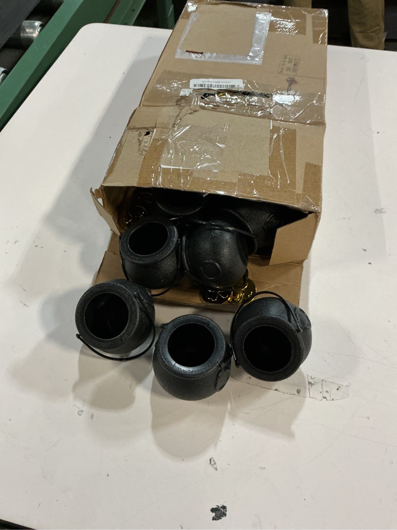 Condition photo showing Good Condition for 224 pcs st patrick's day cauldrons set 24 mini black cauldron with 200 gold coins pot of gold for cauldron party favors saint patrick party decorations(elegant)