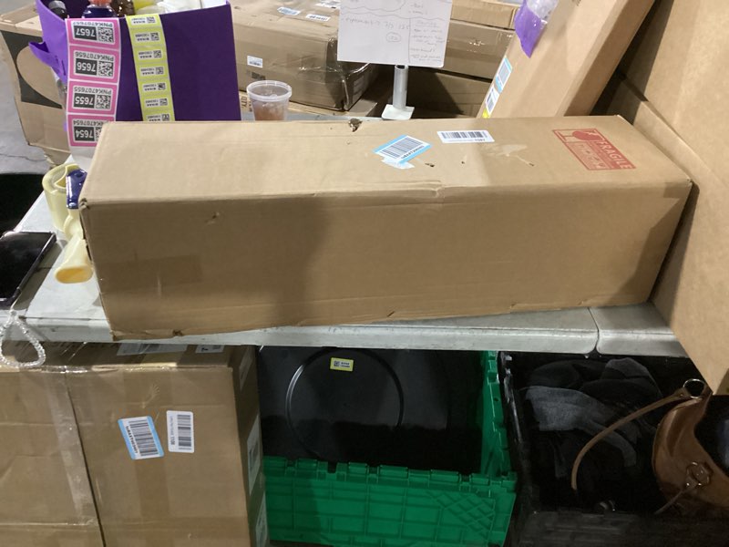 Condition photo showing New/Like New for 27.5" Tall Modern Floor Vase - Black with Silver Galaxy Ombre Finish - Resin Decorative Vases with Slim Neck & Weighted Base - Large Home Decor Vase for Living Room, Entryway