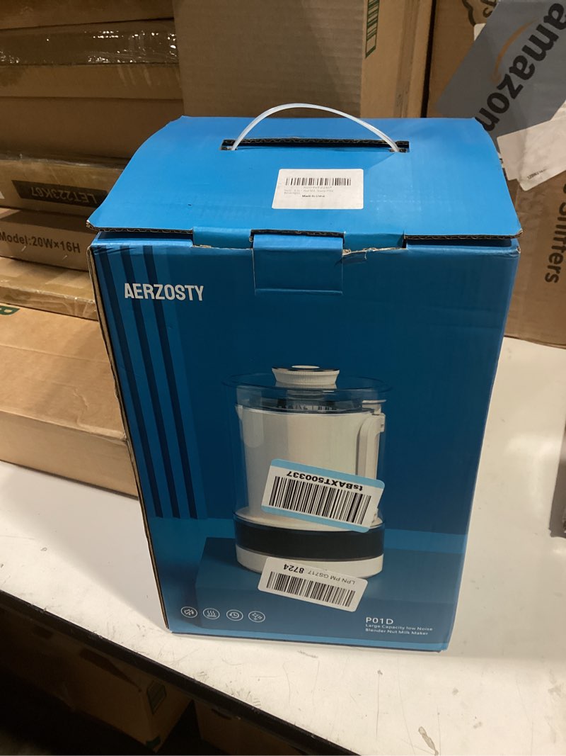 Condition photo showing Good Condition for 10 in 1 nut milk maker machine, 40oz/1.2l soy milk maker with auto clean/24h delay/keep warm/boil water, almond milk maker for homemade oat, juice, milk shakes, plant based and dairy free beverages beige
