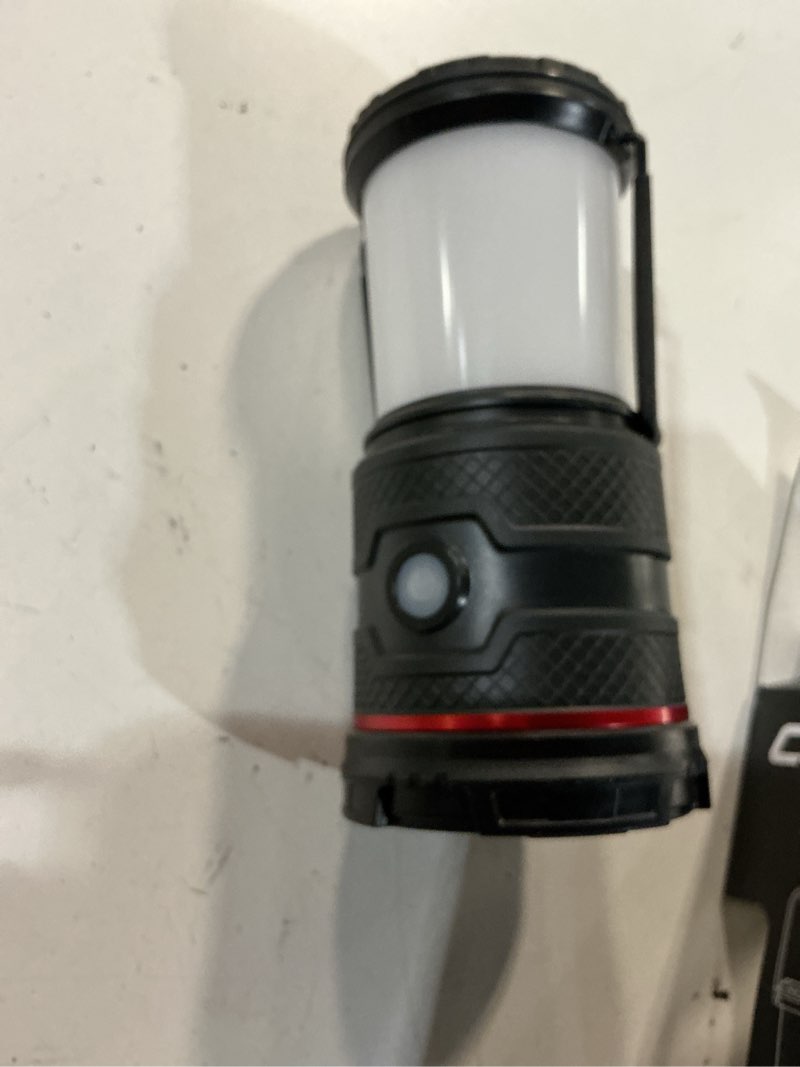 Condition photo showing Good Condition for coast eal30r 1000 lumen rechargeable emergency camping lantern with warm, day, red & red flashing mode, foldeable handle, 15 hours of runtime