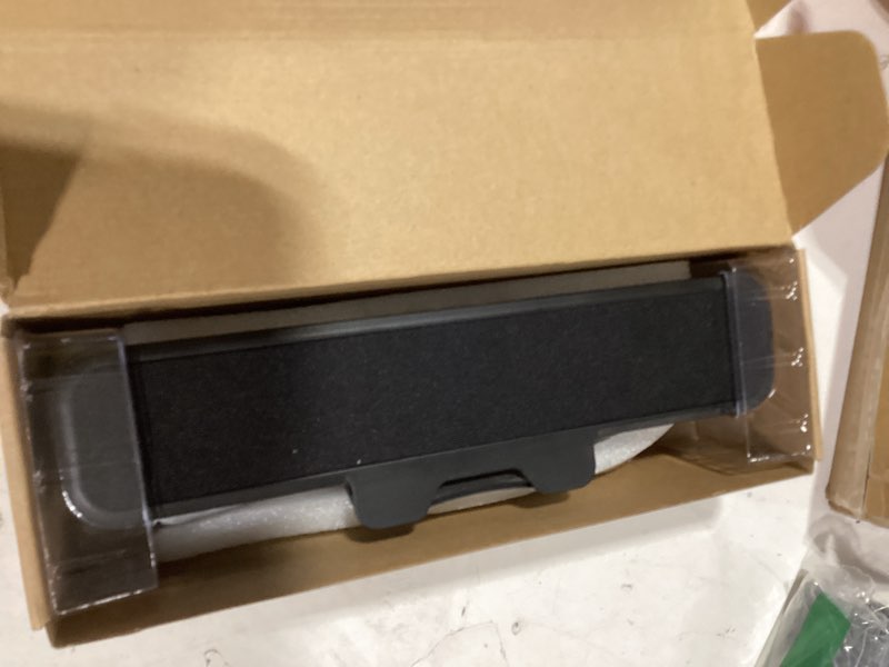 Condition photo showing New/Like New for computer speakers with microphone for desktop pc, usb monitor speakers with clip, wired laptop sound bar, stereo & bass, pc speaker w/mic for meeting/gaming/online learning, easily clamps to monitor black