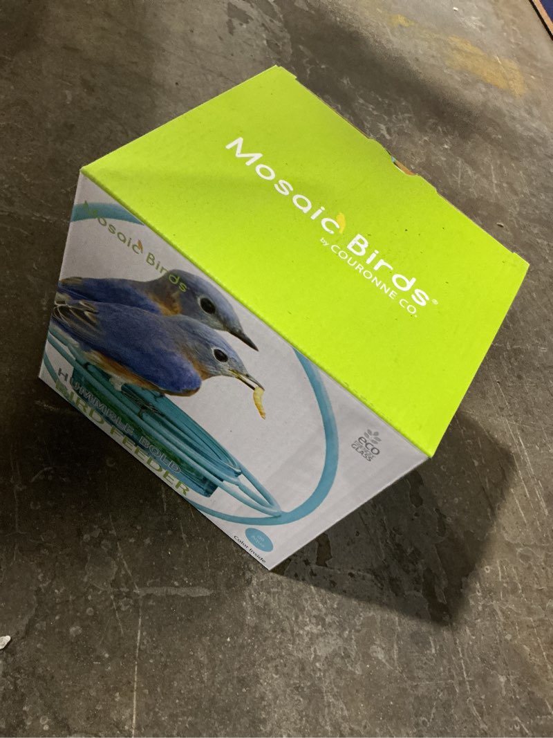 Condition photo showing New/Like New for Couronne M047-200-A Hummble Bold Bird Feeder  Aqua