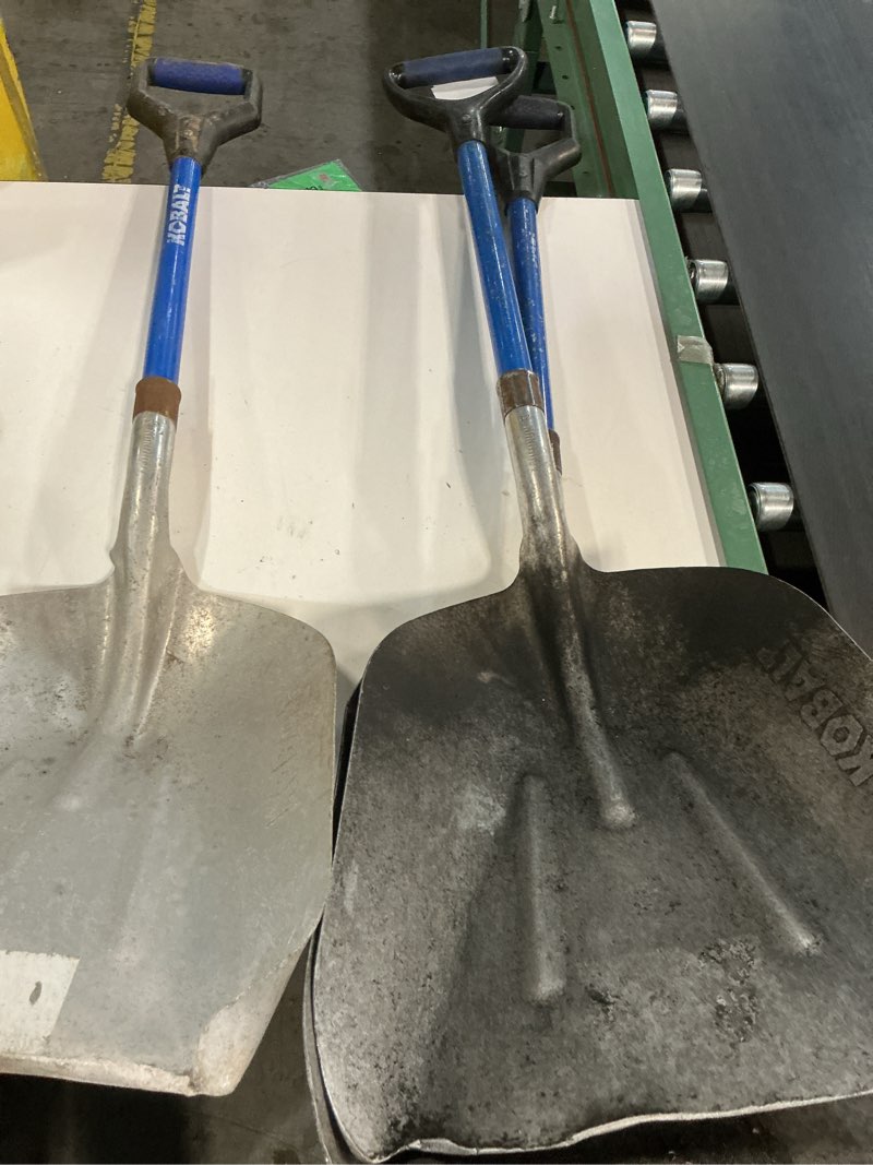 Condition photo showing As Is for kobalt 18-in fiberglass d-handle scoop (pack of 3)