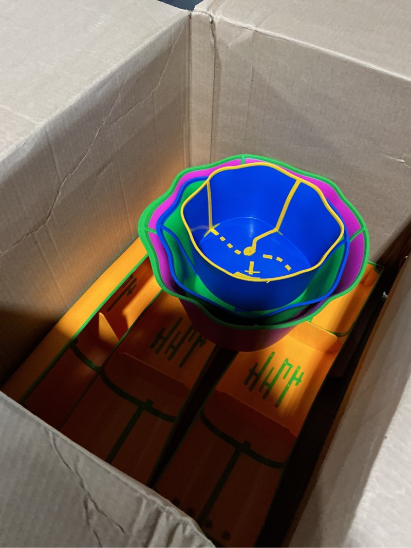 Condition photo showing Good Condition for edxeducation step-a-trail - 6 piece backyard obstacle course for kids - indoor and outdoor - build coordination and confidence - physical and sensory play logs & stumps