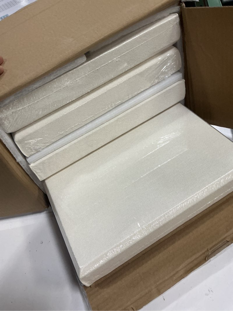 Condition photo showing New/Like New for TONOR 4 PCS Large Acoustic Panel, 23.6? * 11.8? * 2.36? 3D Fiberglass Sound Proof Panel with Full Self-Adhesive, Decorative Echo Absorbing Wall Panel, for Studio, Living Room, Home, Office, Beige 4PCS 23.6? * 11.8? * 2.36? Beige