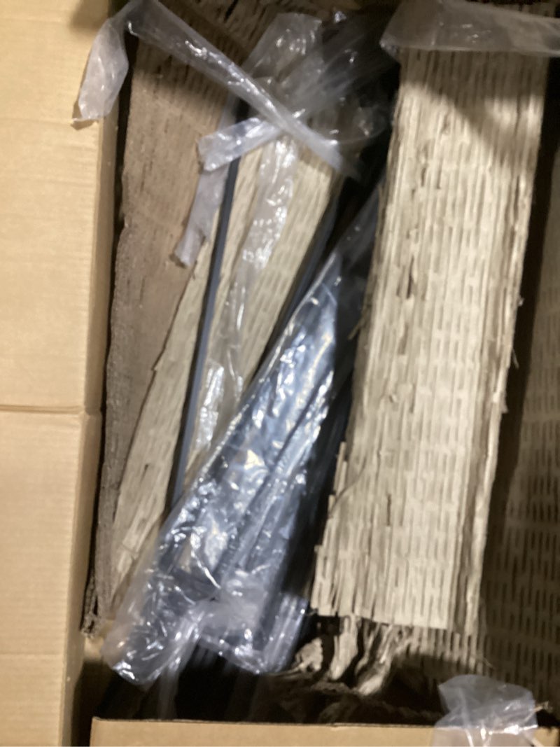 Condition photo showing As Is for 16 Pack Rectangular Hollow Stair Spindles 44 Inches, 1/2" Iron Balusters for Staircase Interior With 32 Baluster Shoes