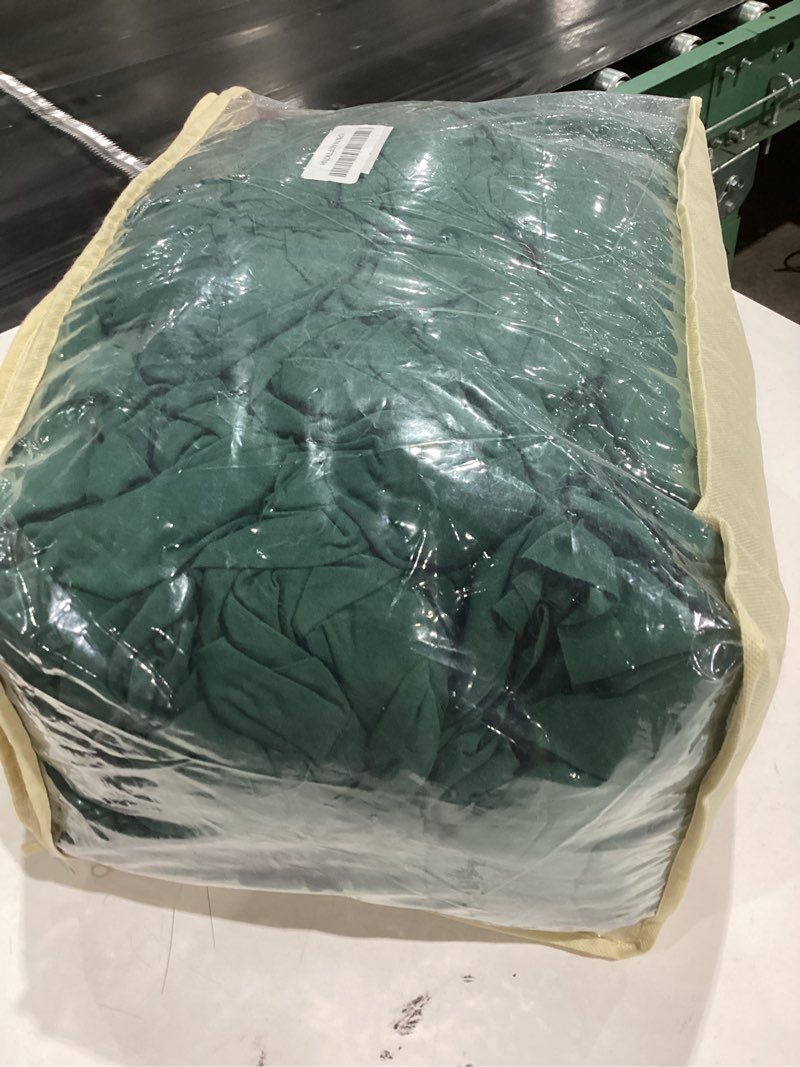 Condition photo showing Good Condition for 8 Pack Hunter Green Round Spandex Tablecloth for 60 inch Table, Stretchy 120inch Fitted 5FT Round Table Cloths Dark Green, Wrinkle Free Table Cover with Skirt for Wedding Party Dining Banquet Hunter Green 60inch(8pack)