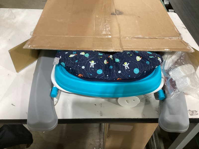 Condition photo showing Good Condition for Smart Steps Trend Activity Walker and Entertainer with Removeable Toys, Large Tray, Cup Holder, Adjustable Height and Flat Fold Frame for Storage, Ages 6 Months +, Space Walk Navy