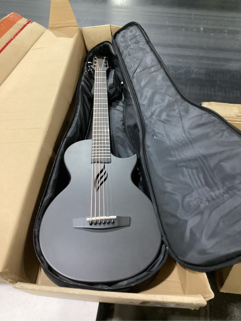 Condition photo showing Good Condition for enya nova go sp1 carbon fiber 35-inch smart acoustic-electric travel guitar | acousticplus technology, built-in effects, usb recording, built-in bluetooth speaker, beginner kit with gig bag included black acoustic-electric set