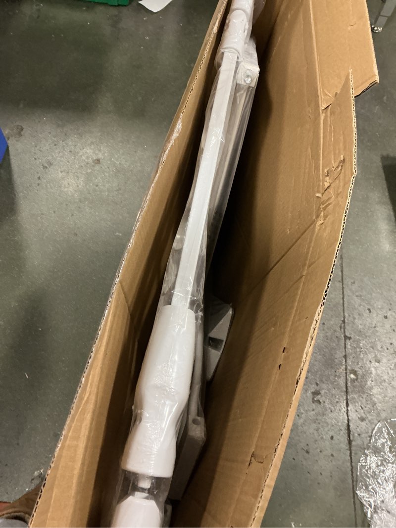 Condition photo showing Good Condition for Extra Wide Baby Gate for Doorways 29.9"-53.1", Pressure Mounted Dog Gates With Door, Child Safety Barrier Walk Thru Indoor, Large Babygate Long for Kids Toddler Pet Outside, 30 In Tall White