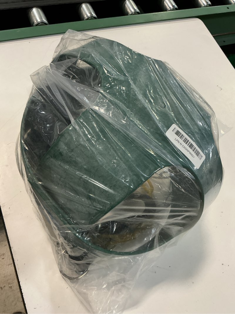 Condition photo showing Good Condition for orgrimmar toddler swing seat high back full bucket with heavy duty 66” plastic coated chain, snap hooks and tree hanging straps (green)