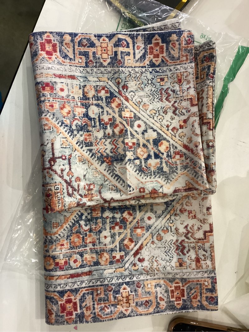Condition photo showing Good Condition for Boho Throw Pillow Covers 16x16 inch Set of 2,Bohemian Vintage Carpet Pattern Antique Ethnic Decor Double Sided Pattern Cushion Cover Soft Pillow Case Living Sofa Room Bed Square Pillow Cover Boho-5 16" x 16" (Pack of 2)