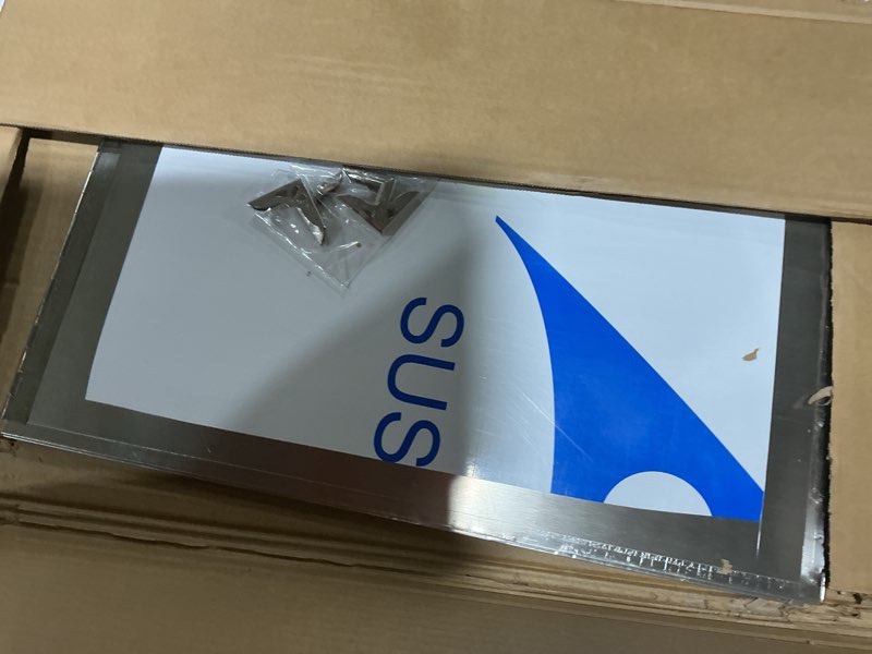 Condition photo showing Good Condition for 4 Sided Grease Splatter Guard,Foldable Stainless Steel Splatter Guard Oil Splash Guard, Backsplash for Stove Frying Pan Splatter Guard, Oil Proof Baffle Splatter Guard(15.7" X 15.7")