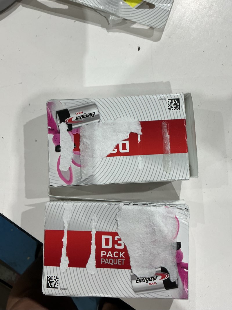 Condition photo showing New/Like New for energizer max d batteries (6 pack)  d cell alkaline batteries