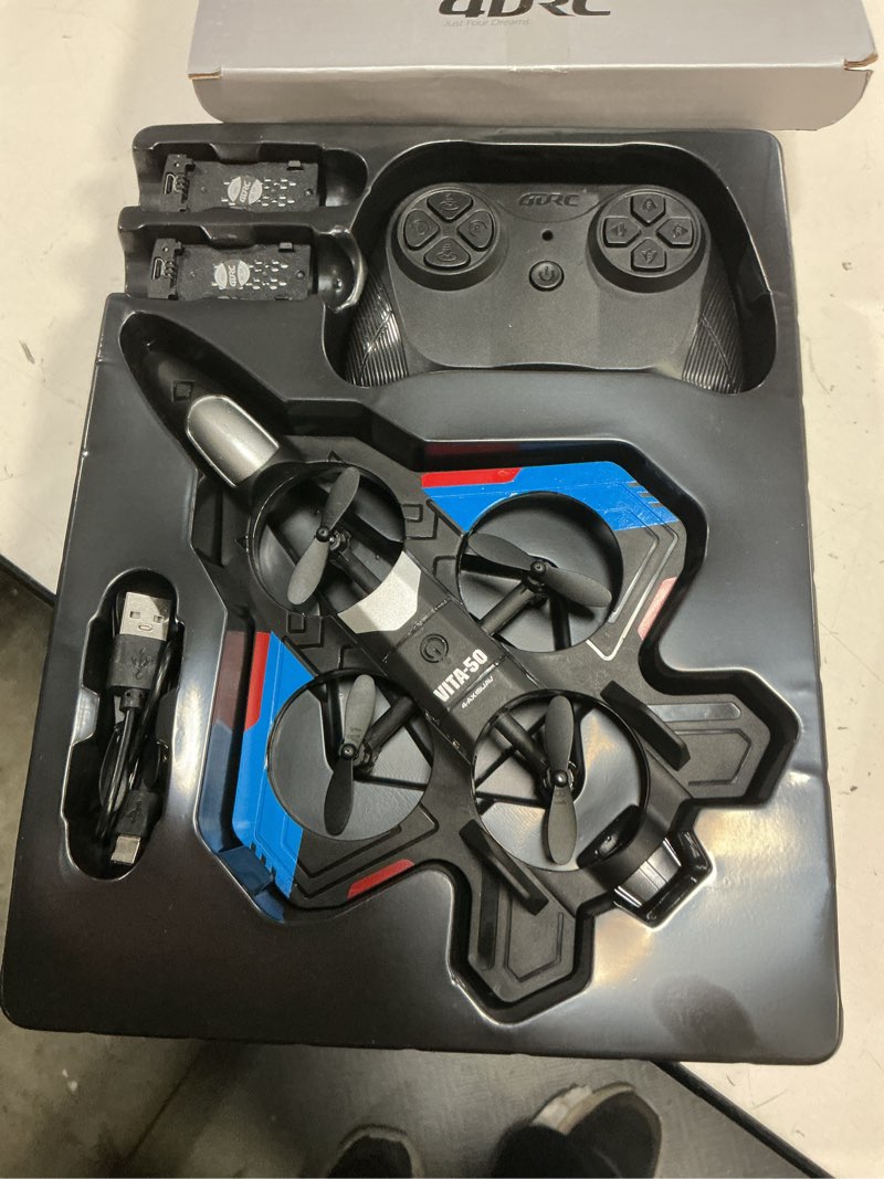 Condition photo showing Good Condition for 4drc rc planes remote control airplanes for kids, foam remote control planes for kids adults beginners, remote control helicopter fighter jet drones for kids adults, 360° flip easy to fly blue-2batteries