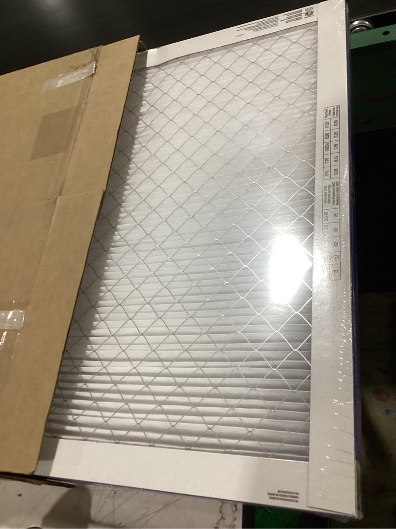 Condition photo showing Good Condition for filtrete 20x25x1 air filter, merv 13 mpr 1900, allergens, bacteria, viruses & air pollutants, 3-month ac/furnace filters, cleaner air reliable airflow, 2 hvac filters(act size 19.62x24.62x0.78 in)
