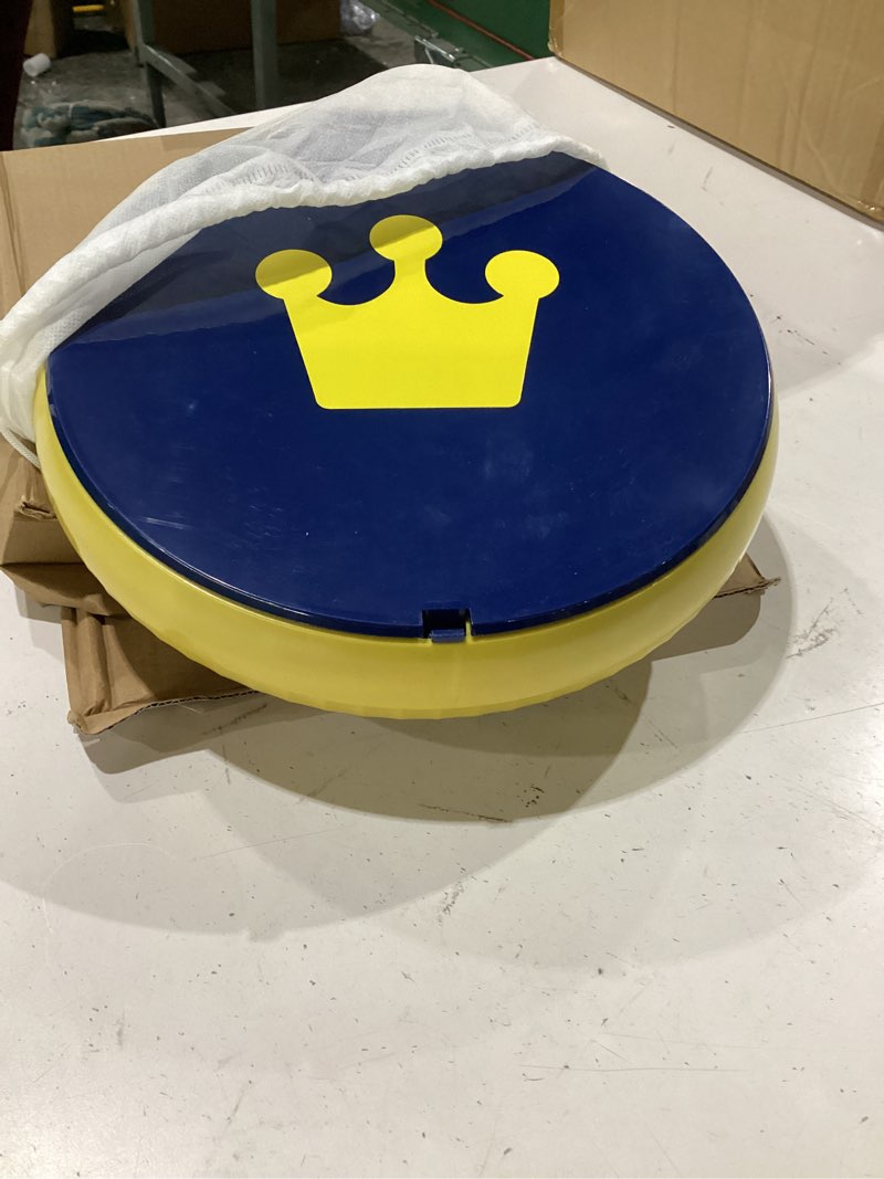 Condition photo showing Good Condition for portable, foldable potty seat for toddler, training toilet seat emergency toilet for car, camping, outdoor, indoor (blue, small) blue small