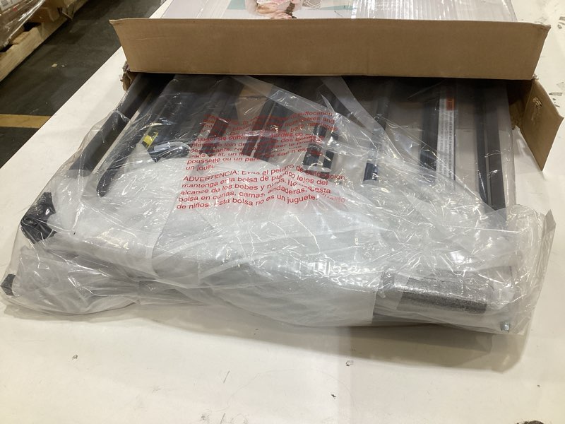 Condition photo showing New/Like New for Regalo 58-Inch Easy Step Extra Tall Arched Décor Walk Thru Baby Gate, Award Winning Brand, Includes 4-Inch Extension Kit, 4 Pack Pressure Mount Kit and 4 Pack Wall Mount Kit, Bronze Black - 29-58"w X 30"h