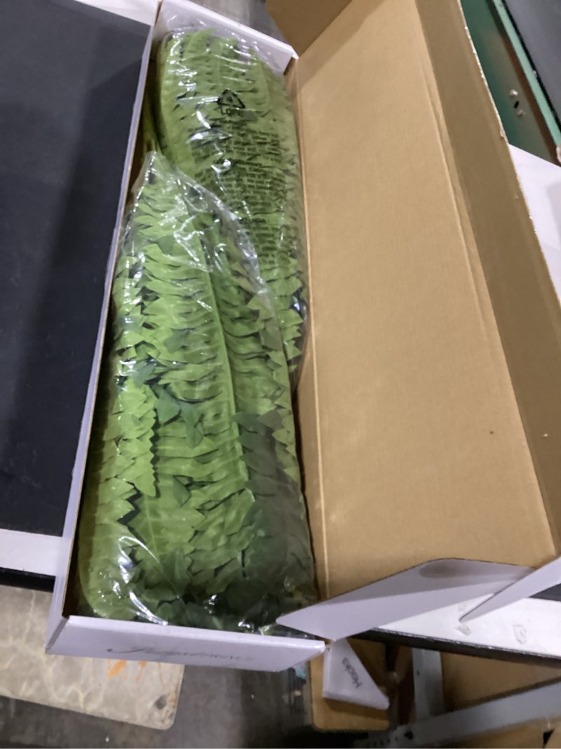 Condition photo showing New/Like New for 35" ferns artificial bush plants large, 2 artificial boston ferns with 39 fronds for outdoors home decor