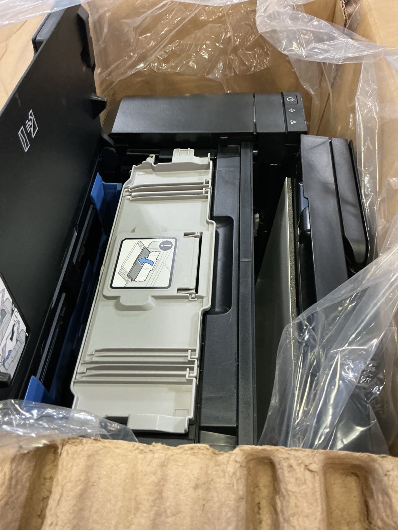 Condition photo showing As Is for canon pixma tr4722 all-in-one wireless inkjet printer with adf, mobile print and fax