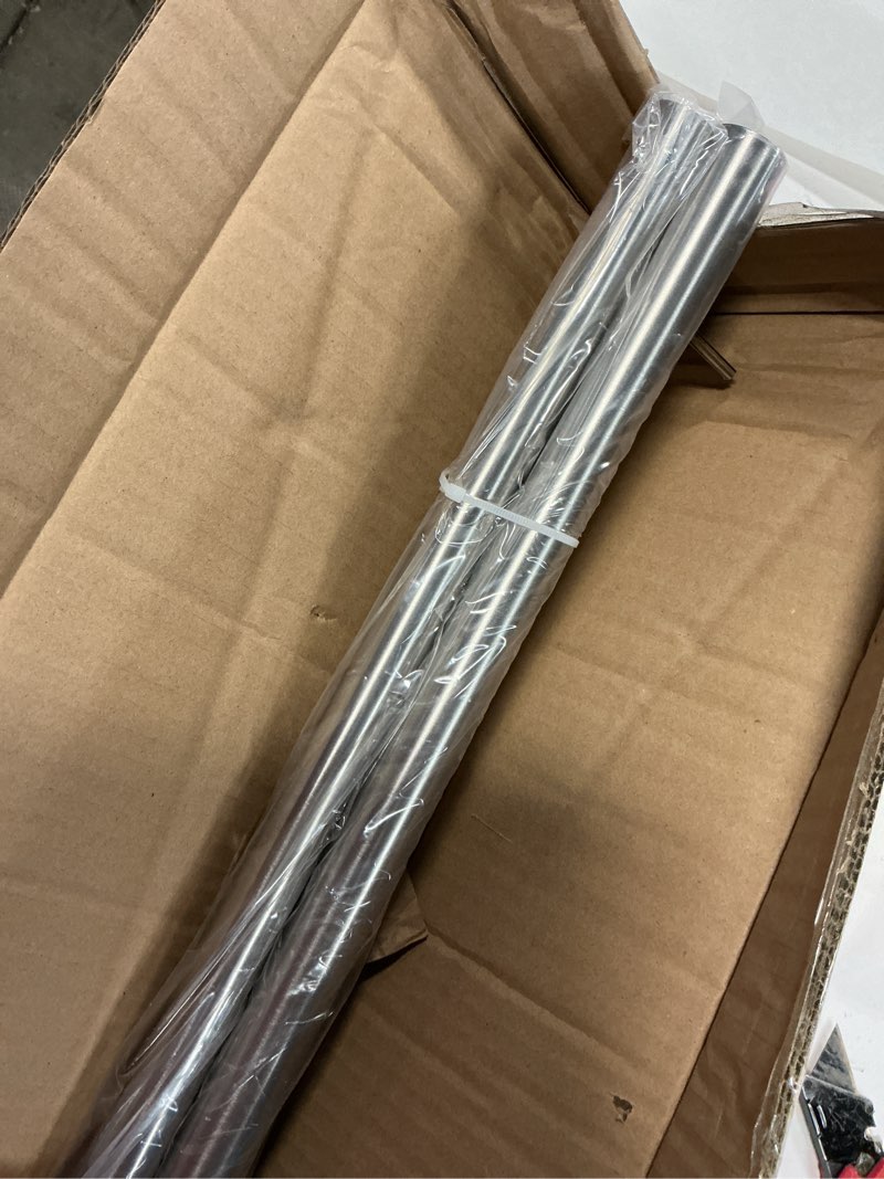 Condition photo showing Good Condition for Curved Shower Curtain Rod, TOPROD Round Shower Curtain Rod 48-72 Inches Adjustable, Rounded Bowed Stainless Steel Shower Rods for Bathroom, Bathtub, More Shower Space, Brushed Nickel, Need to Drill