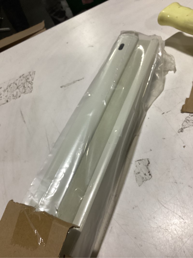 Condition photo showing As Is for joydeco no tools no drill window blinds for indoor windows, blackout shades cellular shades cordless, no drill blinds for windows, window shades for home, bedrooms, doors (beige, 33" w x 64" h) beige - no drill design 33"w x 64"h