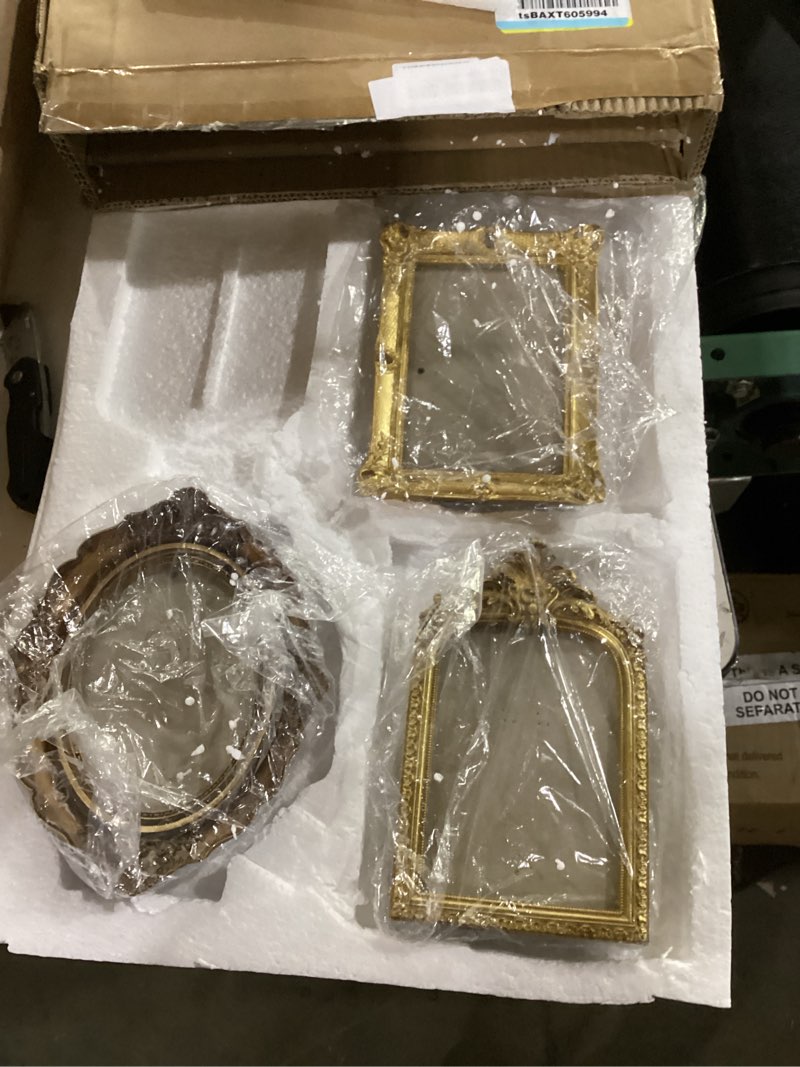 Condition photo showing As Is for 3 small picture frames