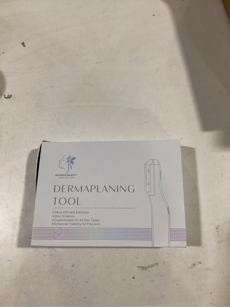 Condition photo showing Good Condition for sonic dermaplaning tool - electric facial hair remover peach fuzz & dead skin (redgreen-2026-7-9-a)