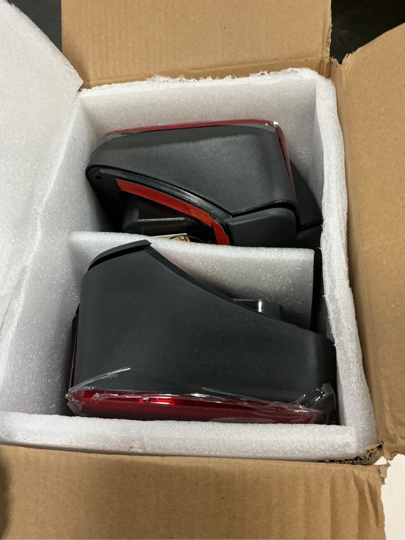 Condition photo showing Good Condition for LED Tail Lights Fit For 2007-2018 Wrangler JK JKU, Tunnel Shaped Design, Running, Brake, Turn Signal, Reverse Light Red Lenes