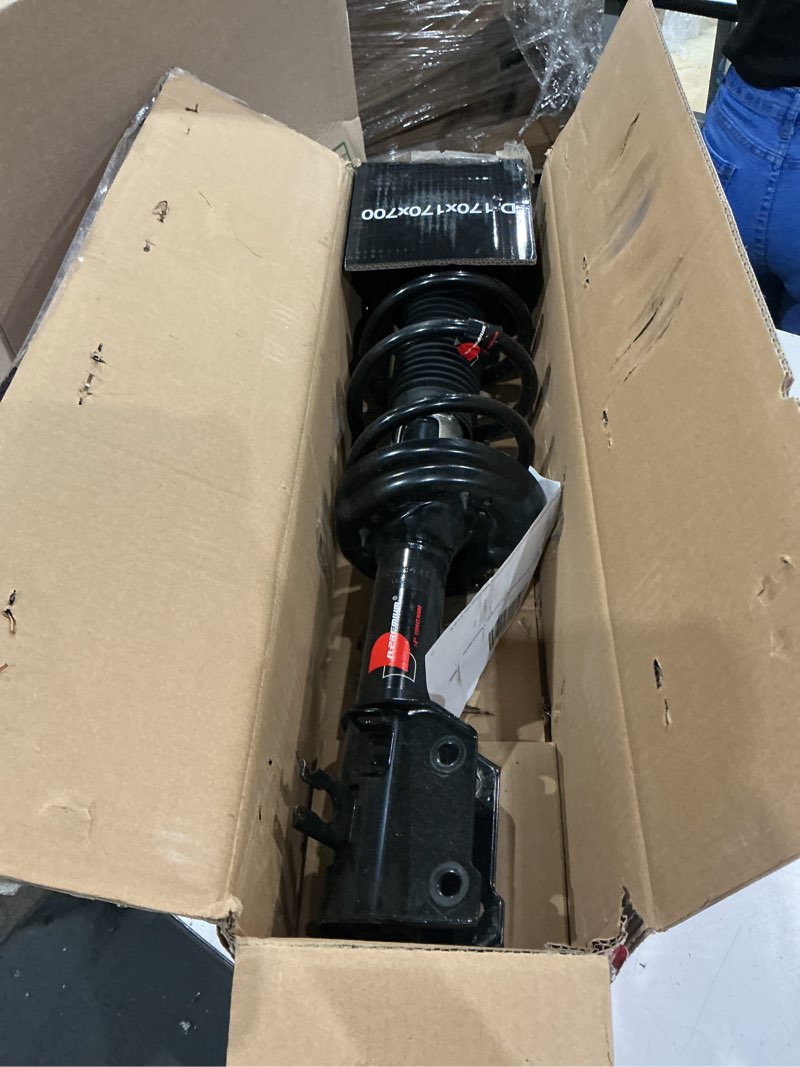 Condition photo showing As Is for a-premium front complete strut assemblies with coil springs, set of 2 | compatible with jeep mp series compass 2017-2021, auto 9-speed trans.