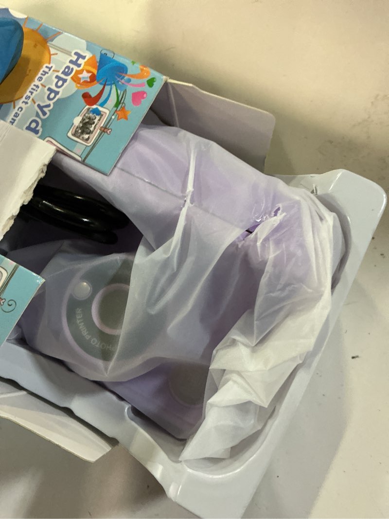 Condition photo showing New/Like New for kids camera instant print, christmas birthday gifts for girls and boys, 1080p hd video digital kids camera with 32g card, toddler camera for 3-12 years old, purple