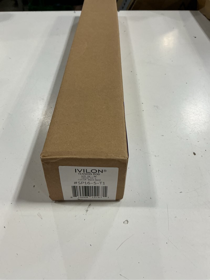 Condition photo showing New/Like New for ivilon shower tension curtain rod - adjustable spring tension rod for shower curtains, bathroom, or 